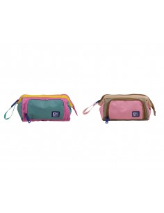 Estuche portatodo oxford gran capacidad kangoo color block 100x130x220 mm
