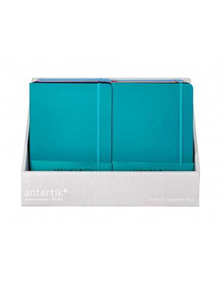 Cuaderno con gomilla antartik note tapa blanda expositor de 18 unidades surtidas Cuaderno con gomilla antartik note tapa blanda expositor de 18 unidades surtidas