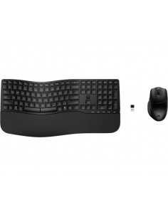 Set teclado + raton hp combo 685 modo dual comfort inalambrico color negro