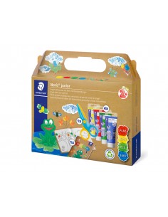 Set de dibujo staedtler noris junior mixto pintura dedos actividades infantiles 6 piezas