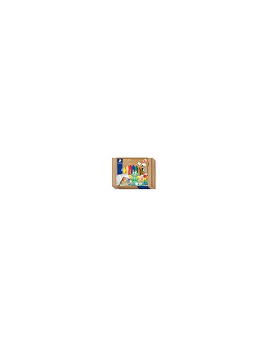 Set de dibujo staedtler noris junior mixto lapices de cera actividades infantiles 8 piezas