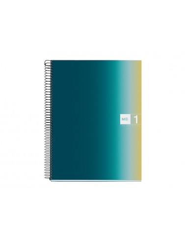 Cuaderno espiral miquelrius din a4 80 hojas 90 gr cuadro 5 mm tapa forrada aurora iceland