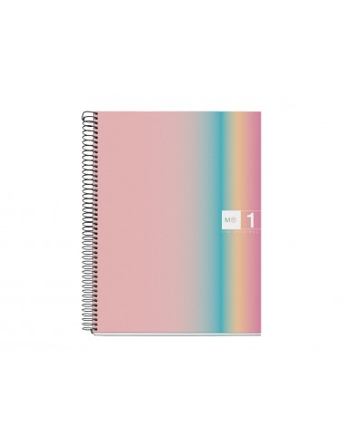 Cuaderno espiral miquelrius din a4 80 hojas 90 gr cuadro 5 mm tapa forrada aurora west