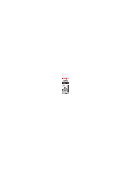 Rotulador uniball pin calibrado micrometrico clasico i color negro blister de 5 unidades