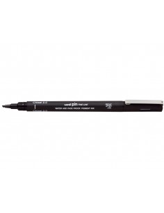 Rotulador uniball pin calibrado punta biselada 2 mm color negro