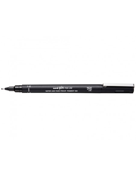 Rotulador uniball pin calibrado micrometrico 1,2 mm color negro