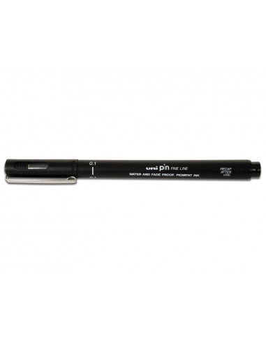 Rotulador uniball pin calibrado micrometrico 0,9 mm color negro