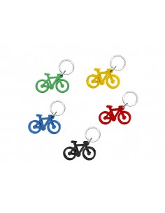 Llavero bicicleta acrilico reciclado pack de 5 unidades colores surtidos