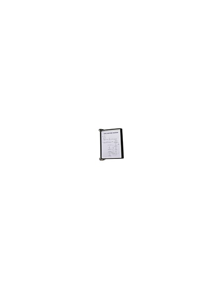 Portacatalogo de pared tarifold pro con 5 fundas a4 polipropileno easy load color negro 355x390x170 mm