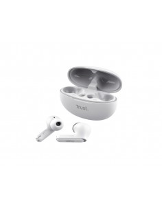 Auriculares trust yavi enc inalambrico bluetooth usb-c color blanco