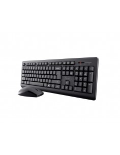 Set teclado + raton trust primo inalambrico usb 2.0 color negro