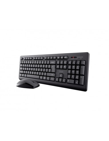 Set teclado + raton trust primo inalambrico usb 2.0 color negro