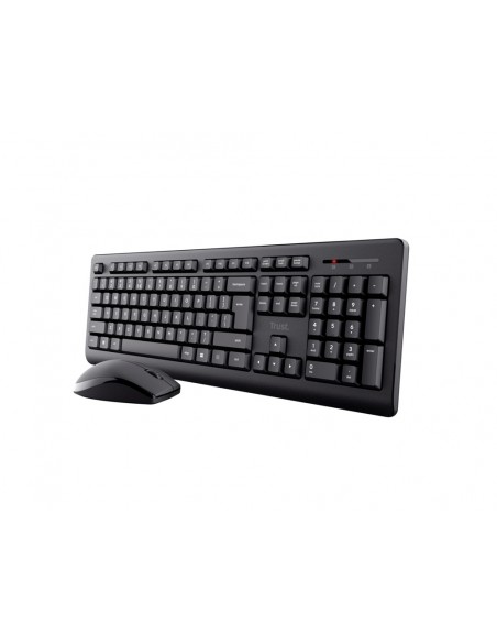 Set teclado + raton trust primo inalambrico usb 2.0 color negro