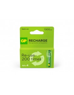 Pila gp recargable aa 1300 mah blister de 4 unidades
