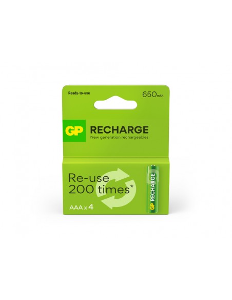 Pila gp recargable aaa 800 mah blister de 4 unidades
