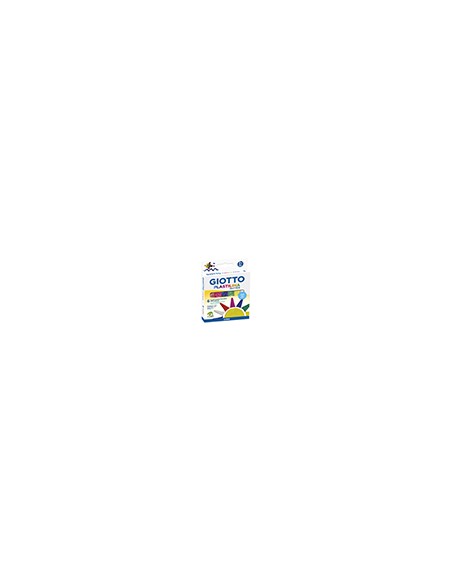 Plastilina giotto glitter caja de 6 unidades colores surtidos