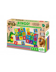 Bingo shuffle infantil into the wild