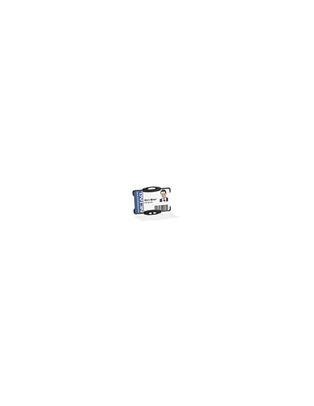 Identificador durable poliestireno rigido para 1 tarjeta vertical/horizontal 54x87 mm