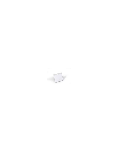 Identificador durable pvc con perforacion para clip 60x90 mm