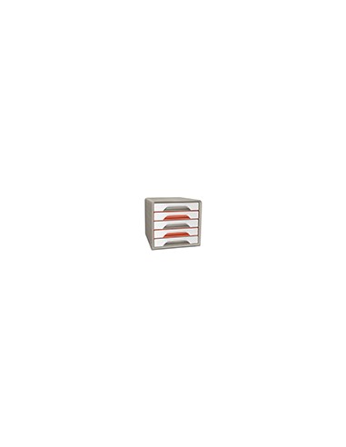 Fichero cajones de sobremesa cep terra nova 5 cajones smoove colores surtidos 360x288x271 mm