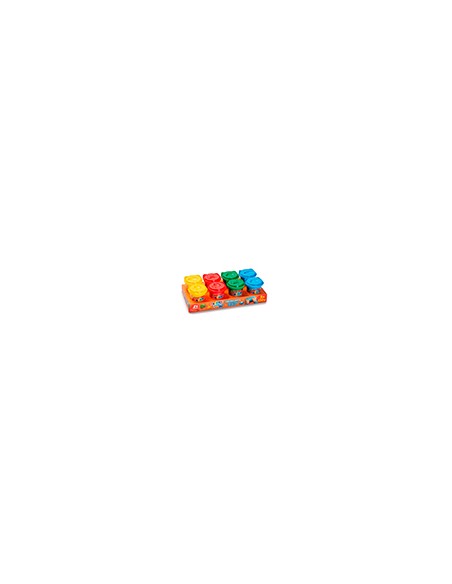Pasta de modelar carioca baby do 150 ml caja de 8 unidades colores surtidos