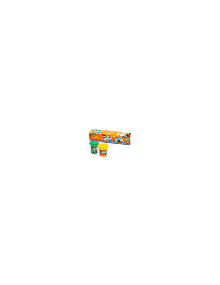 Pasta de modelar carioca baby do 150 ml caja de 4 unidades colores surtidos