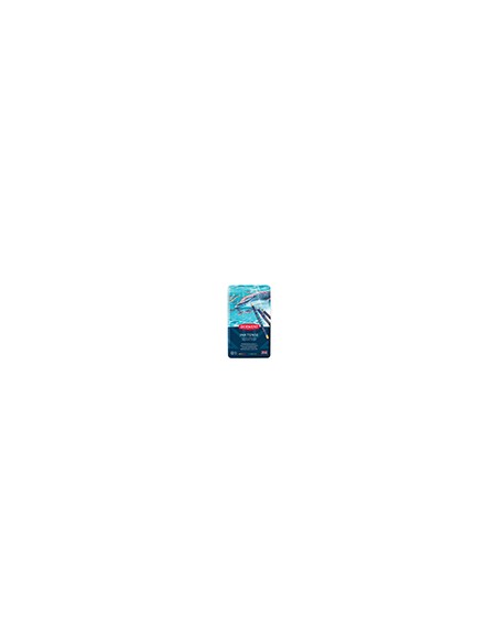 Lapices de colores derwent inktense acuarelable caja metalica de 12 unidades colores surtidos