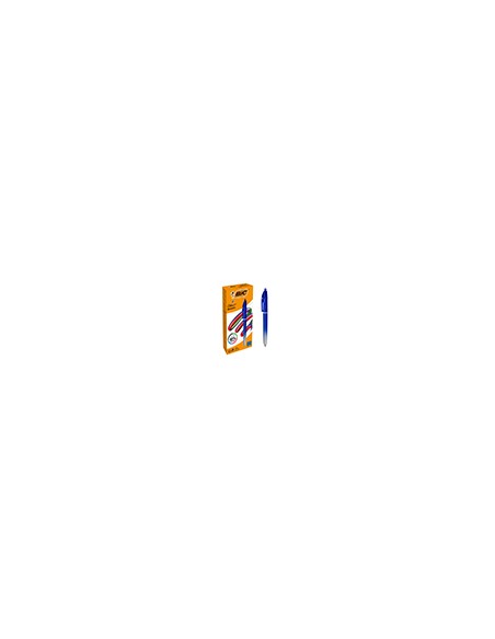Boligrafo bic cuatro colores smooth gradiente color azul