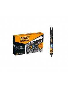 Rotulador bic intensity paint marker color blanco