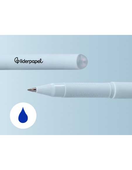 Boligrafo fantasia liderpapel animal town tinta azul borrable punta 1 mm expositor de 250 unidades 300x138x292 mm