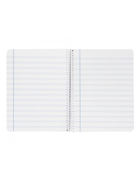 Cuaderno espiral liderpapel din a4 witty tapa dura 80h 90gr pauta 2,5mm con margen color azul oscuro