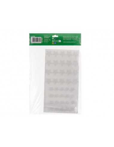 Gomets liderpapel autoadhesivo estrellas plateadas surtidas bolsa de 5 hojas con 200 unidades