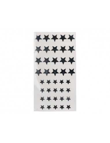 Gomets liderpapel autoadhesivo estrellas plateadas surtidas bolsa de 5 hojas con 200 unidades