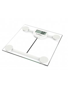 Bascula baño q-connect digital con pantalla lcd precision 100 gr capacidad de 5 kg a 180 kg 300x300x22mm
