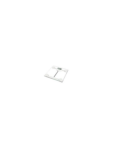 Bascula baño q-connect digital con pantalla lcd precision 100 gr capacidad de 5 kg a 180 kg 300x300x22mm