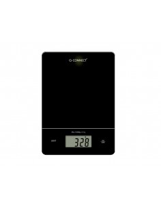 Bascula precision q-connect digital con pantalla lcd precision 1 gr capacidad de 5 gr a 15 kg 240x170x17,5mm