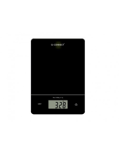 Bascula precision q-connect digital con pantalla lcd precision 1 gr capacidad de 5 gr a 15 kg 240x170x17,5mm