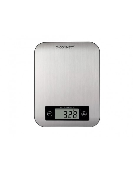 Bascula precision q-connect digital con pantalla lcd precision 1 gr capacidad de 5 gr a 10 kg 215x165x16mm