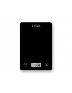 Bascula precision q-connect digital con pantalla lcd precision 1 gr capacidad de 5 gr a 5 kg 200x135x16mm