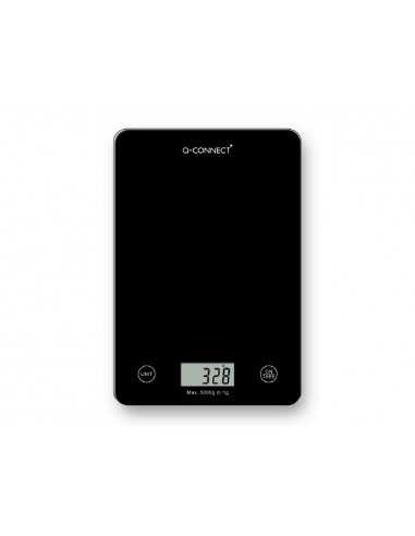 Bascula precision q-connect digital con pantalla lcd precision 1 gr capacidad de 5 gr a 5 kg 200x135x16mm