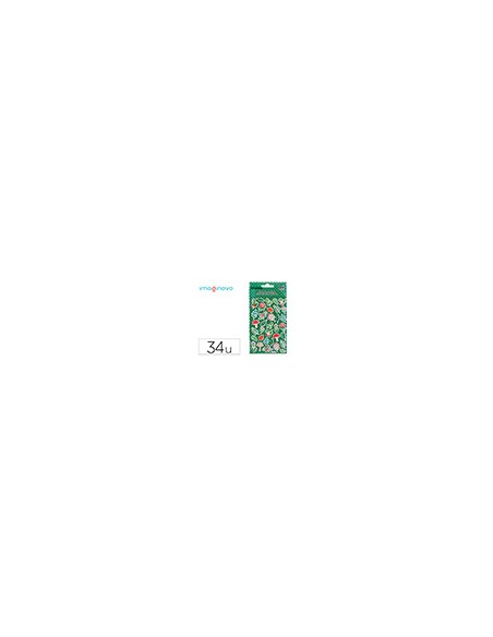 Pegatinas imaginovo flores vintage de papel 190x100 mm en blister