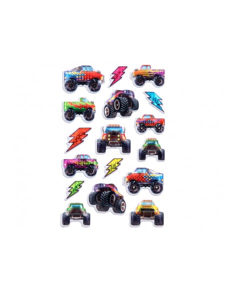 Pegatinas imaginovo kids carreras goma eva 190x105 mm en blister