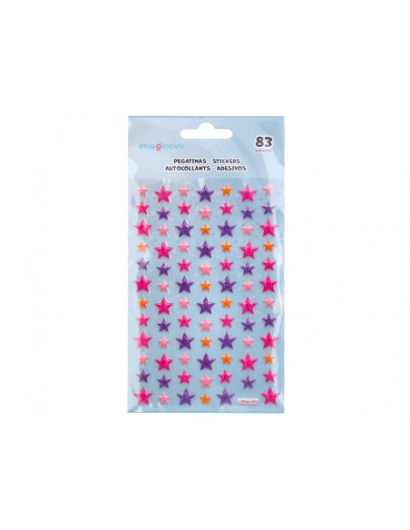 Pegatinas imaginovo estrellas magic dreams con relieve 190x105 mm en blister