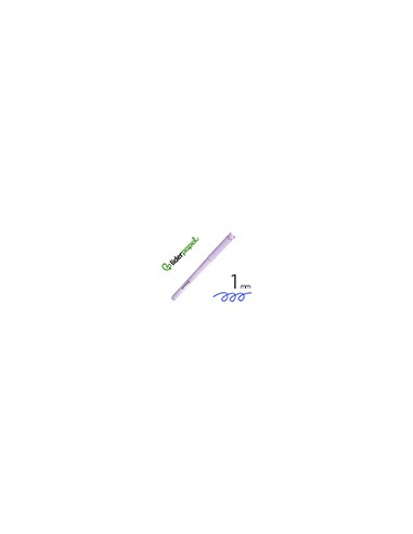 Boligrafo fantasia liderpapel animal town gato tinta azul borrable punta 1 mm
