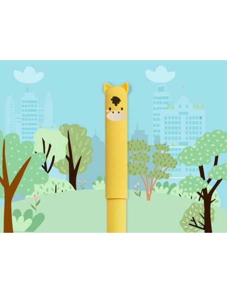 Boligrafo fantasia liderpapel animal town tinta caballo tinta azul borrable punta 1 mm Boligrafo fantasia liderpapel animal town tinta caballo tinta azul borrable punta 1 mm
