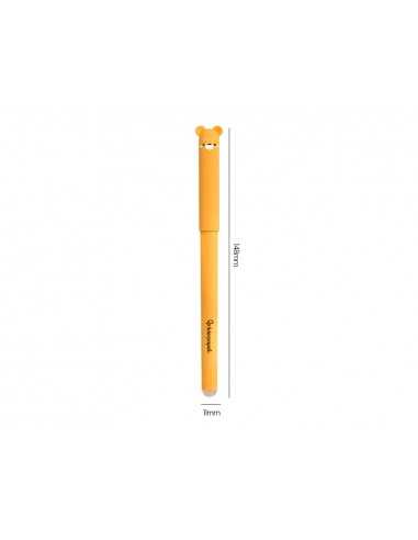 Boligrafo fantasia liderpapel animal town ardilla tinta azul borrable punta 1 mm