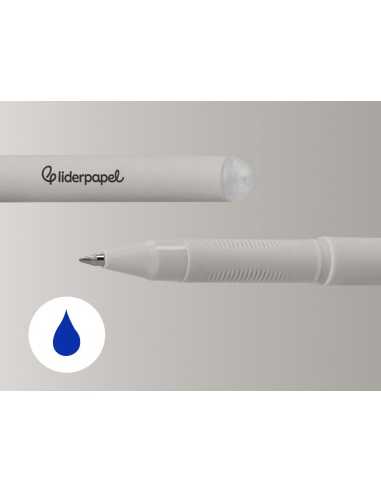 Boligrafo fantasia liderpapel animal town raton tinta azul borrable punta 1 mm