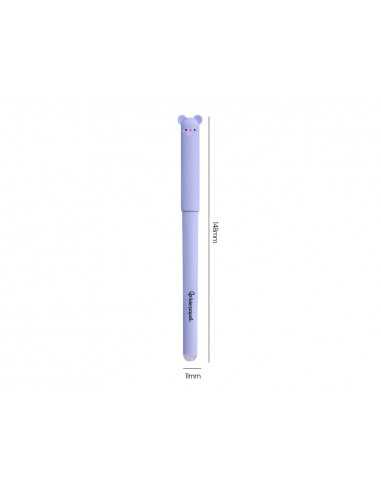 Boligrafo fantasia liderpapel animal town oso tinta azul borrable punta 1 mm
