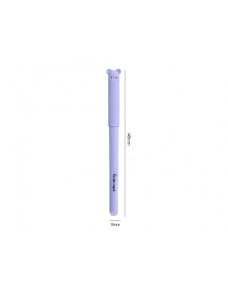 Boligrafo fantasia liderpapel animal town oso tinta azul borrable punta 1 mm Boligrafo fantasia liderpapel animal town oso tinta azul borrable punta 1 mm