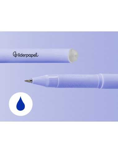 Boligrafo fantasia liderpapel animal town oso tinta azul borrable punta 1 mm